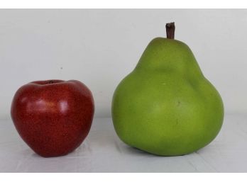 Large Decorative Apple & Pear