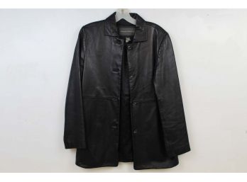 Black Banana Republic Women's Leather Jacket