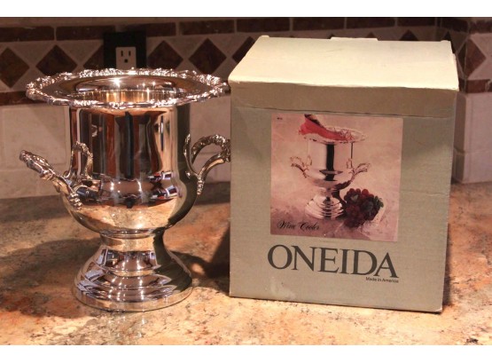 Vintage Oneida Silver Plate Wine Cooler