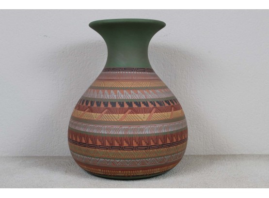Navajo Pottery Signed V. Kuig
