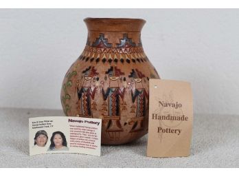 Signed Navajo Pottery Handmade By Ken & Irene White