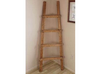 Decorative Wooden Ladder 58L X 21W