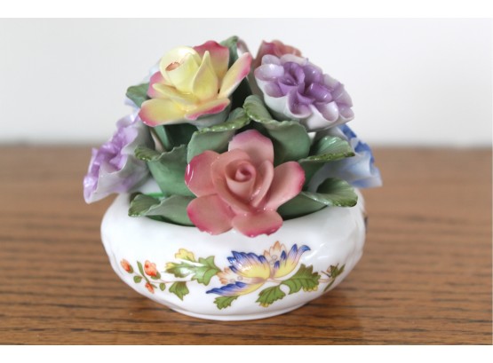 Ansley Miniature Porcelain Flower Arrangement