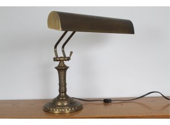 Underwriters Laboratories Portable Brass Desk Lamp