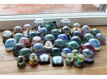 Large Collection Of Snow/Water Globes