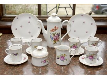 JL Menau Vintage Porcelain Tea Set (15 Pieces)