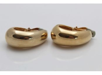 Ciner Oversized Gold Drop Earrings