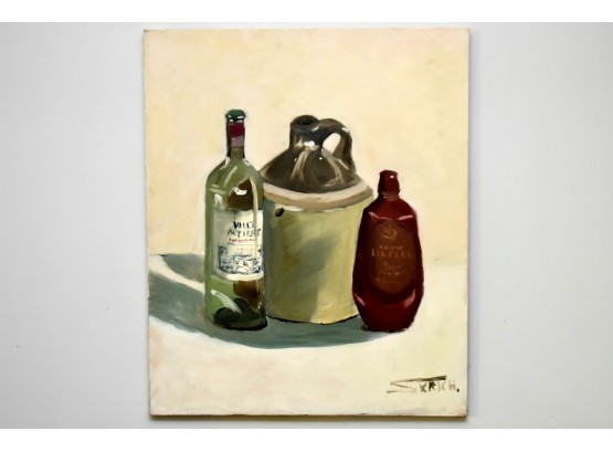 Sam Krich Still Life Oil On Canvas 20 X 24