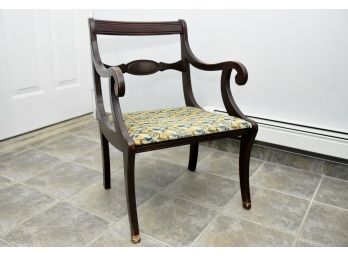 Vintage Mahogany Side Chair 21 X 21 X 29