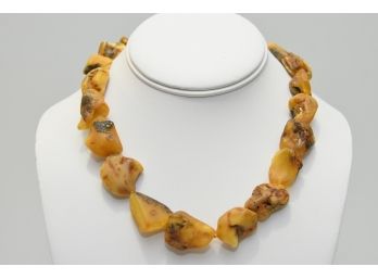 Raw Baltic Amber Necklace (lot 11)