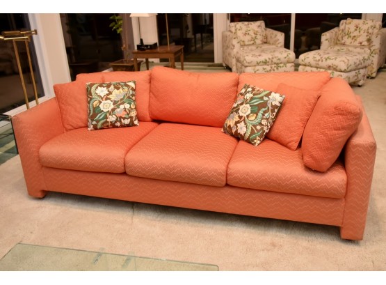 MCM Pink Sofa And 3 Piece Seating Set