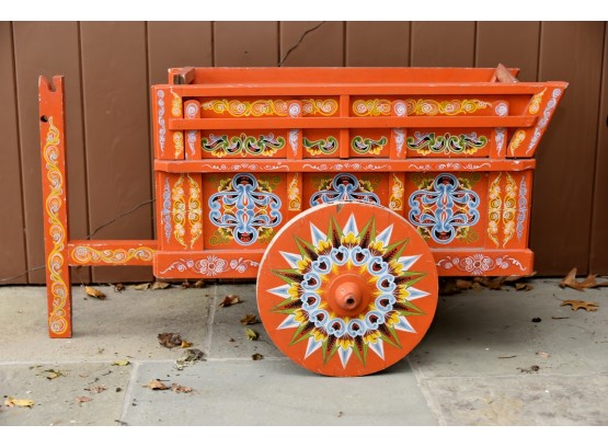 Painted Garden Cart