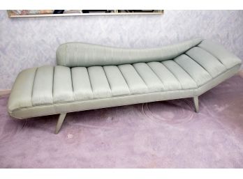 MCM Foam Green Chaise Lounge Chair 82 X 26 X 24