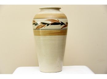Glazed Ceramic Large 17' Tall Floor Vase
