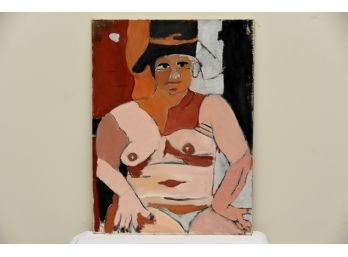 MCM Nude Oil On Canvas 18 X 24