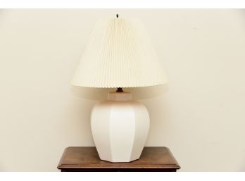 MCM White Table Lamp