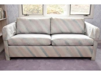 Custom MCM Full Size Sleeper Sofa 66 X 36 X 26 Located On Main Floor For Easy Removal
