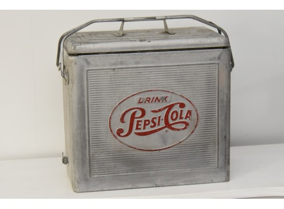 Antique Metal Pepsi Cola Cooler