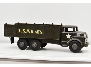 Vintage Marx Lumar Pressed Steel Army Truck
