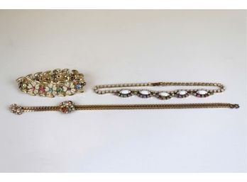 Matching Flower Bracelet & Necklaces
