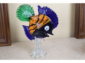 Murano Glass Fish (Item Was Repaired)