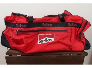 Vintage Marlboro Rolling Duffle Bag