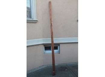 Lot Of Three 10 Ft Copper Plumbing Pipes