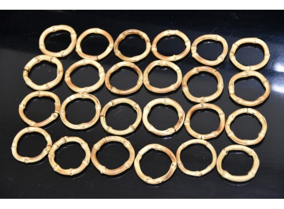 Colleciton Of Bamboo Napkin Rings