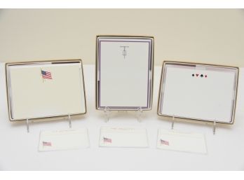 'The Printery' Custom Hand Engraved Stationary Made In The USA (Set 2) Retail $210