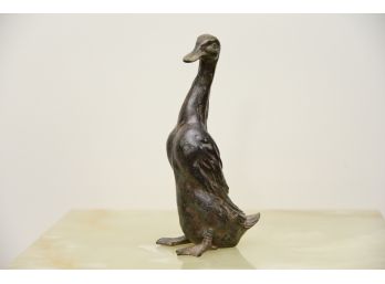 Metal Duck Statue