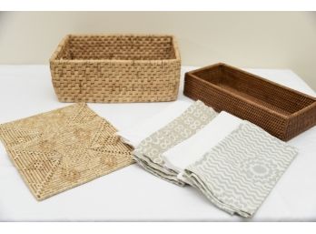 Dish Towels And Baskets