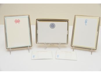 'The Printery' Custom Hand Engraved Stationary Made In The USA (Set 3) Retail $200
