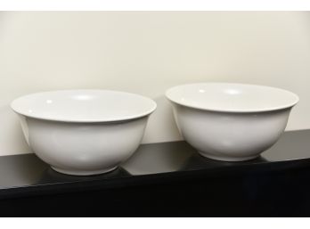 Pair Of Pottery Barn Bowls