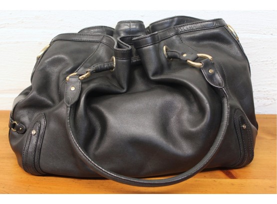Black Cole Haan Bag (Inside Has Wear, View Photos)