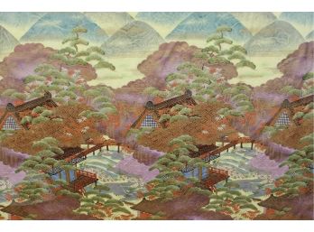 Amazing Asian Landscape Framed Art Print 42 X 32