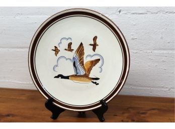 Vintage Stangl Pottery Plate 'Canada Goose 3774'