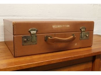 Vintage Brown Suitcase 18 X 12.5 X 6