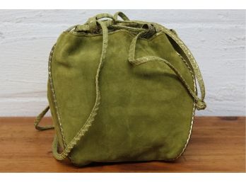 Green Suede Anne Klein Bag