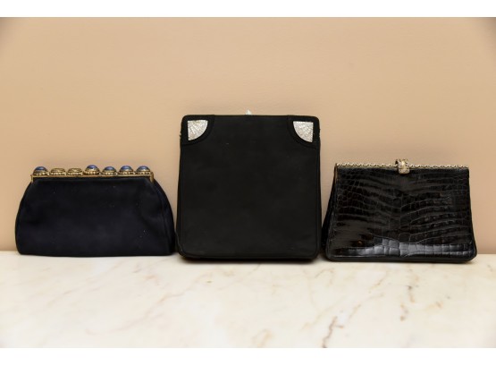 Vintage Black Art Deco Handbags