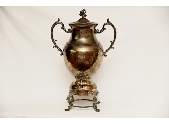 Large Silver Plate Coffee Urn