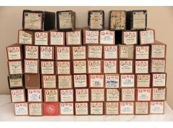 63 Vintage Player Piano Rolls