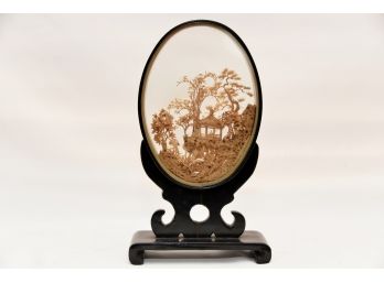Asian Carved Cork  Display