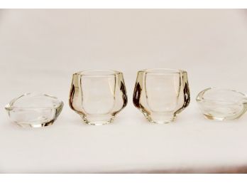 Four Glass Mini Dishes