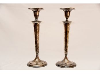 Pair Of Vintage Candle Sticks