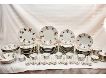 81 Piece Chinese Plate Set