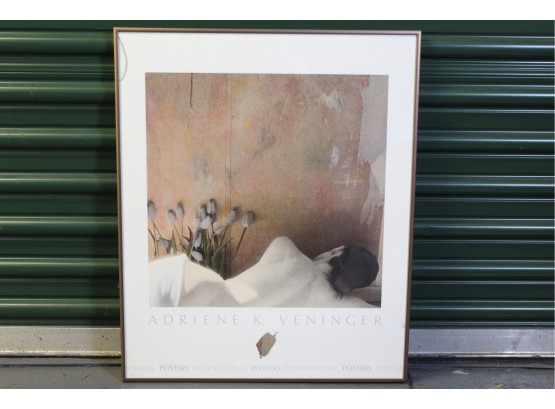 Adriene K. Veninger Framed Poster (Glass Has Crack) 24'L X 20'W