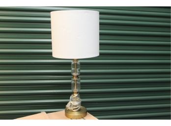 Glass Table Lamp 24' H