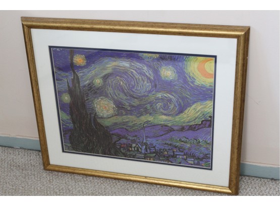 Van Gogh 'Starry Night' Framed Print 21'L X 17'W