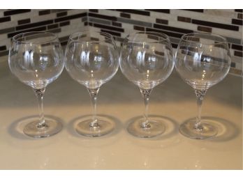 Four F&D Wine Glasses