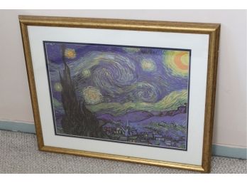 Van Gogh 'Starry Night' Framed Print 21'L X 17'W